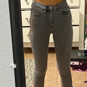 Gray jeans